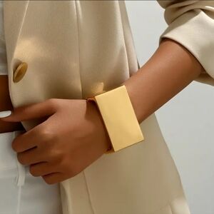 Macy's Gold Plated Statement Cuff Bracelet